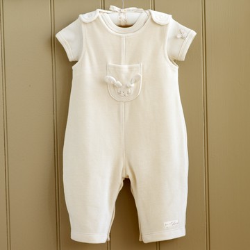 英國 Natures Purest 天然純綿-短袖夾衣連身褲(BWPL0090820)