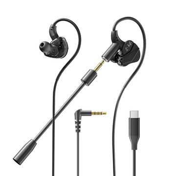 DTAudio 耳掛式電競耳機｜可拆卸耳麥、吃雞神器