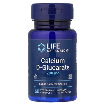 Life Extension, D-葡萄糖酸鈣，200 毫克，60 粒素食膠囊