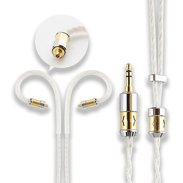 【川木】耳機升級線 3.5mm MMCX【M182】進口6N單晶銅+6N單晶銅鍍銀 4.4耳機升級線 2pin 0.78