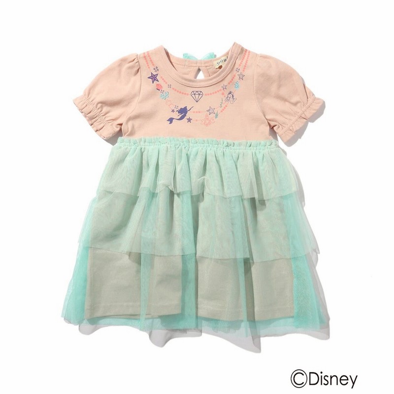 シューグー キッズ Shoo La Rue Kids Disney プリンセス チュールティアードワンピース ベビーピンク 通販 Lineポイント最大get Lineショッピング