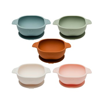 Loulou Lollipop 可愛動物矽膠吸盤碗-多款可選