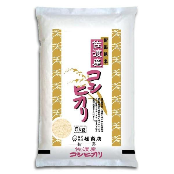 [新米 令和5年産] 佐渡産コシヒカリ 厳選産地米 5kg (5kg×1袋) 新潟米 お米 白米 新潟県産 こしひかり 送料無料 ギフト対応