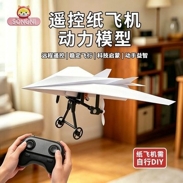 免運代購🎈  頌尼可控紙飛機動力套裝DIY益智玩具 同款2026爆款兒童玩具 創意可控紙飛機動力模型玩具 送人禮物