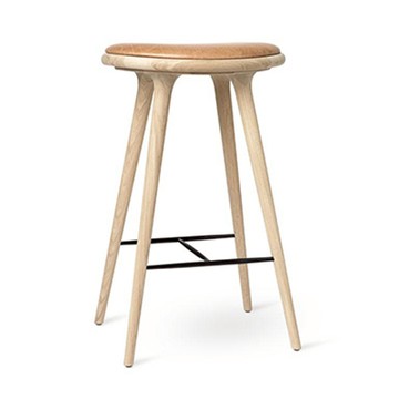 High Stool 吧檯椅典範（淺橡木）