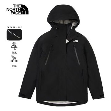 The North Face 官方旗艦 北面女款黑色FUTURELIGHT防水納米殼羽絨內裡三合一外套｜8EQQJK3