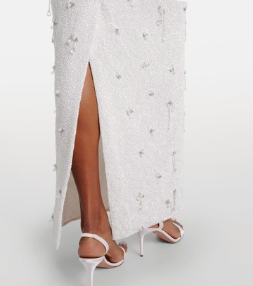 Clio Peppiatt Droplet embellished gown