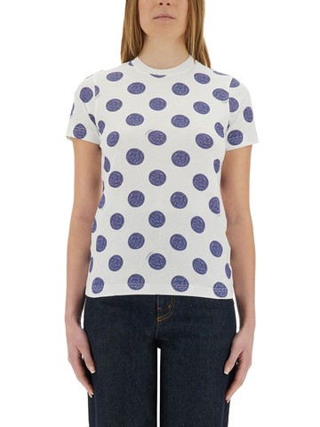 moschino "ballpoint pen polka dots" t-shirt
