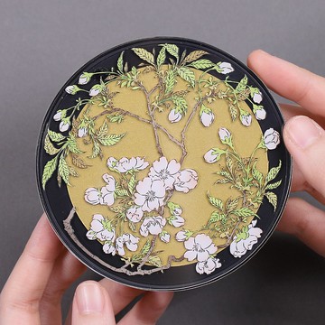 櫻花 - 浮雕畫 15W無線快速充電器 【日本經典藝術系列】