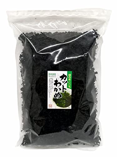 国産カットわかめ 乾燥（チャック袋入） (500g)