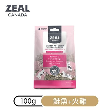 【吹毛求吃】ZEAL真致 無穀風乾全齡貓糧｜鮭魚火雞100g-廠商直送