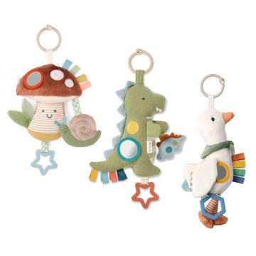 美國 Itzy Ritzy 搖鈴感統玩偶(多款可選)