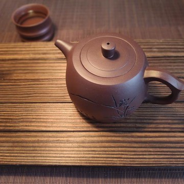 遼寧喀左全手工紫砂壺原礦泡茶紫砂茶具260ml井欄紫砂茶壺專柜