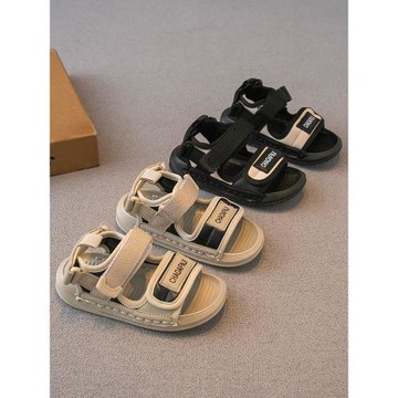 兒童涼鞋2025夏季新款男童鞋子小童寶寶鞋休閑軟底沙灘鞋中大童潮