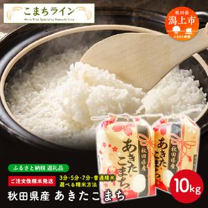 ふるさと納税 令和5年産 秋田県産 あきたこまち10kg(5kg×2袋) 秋田県潟上市