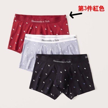 AF a&f Abercrombie & Fitch  男性內褲 單件 紅色 1690