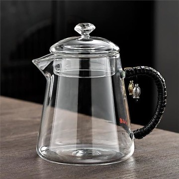 新款耐高溫加厚高硼硅全玻璃保溫燒水壺明火電陶爐茶吧機專用茶壺