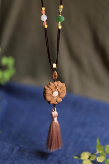 壹染指香品 | 九轉蓮花流蘇 | 天然和合香 | 清賞雅玩 香身安命