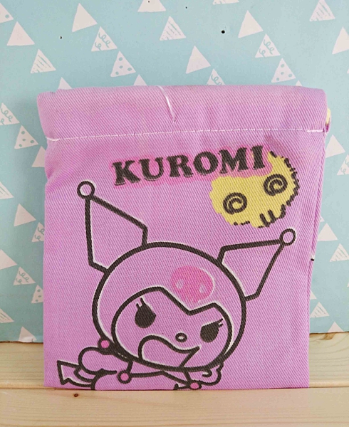 【震撼精品百貨】酷洛米_Kuromi~束口袋_粉