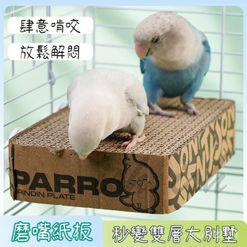 鸚鵡發洩啃咬千層紙板 鸚鵡玩具 鸚鵡磨嘴紙板啃咬發泄站板 站板 磨牙磨嘴 解悶玩耍 千層紙板 發洩玩具 磨嘴磨牙站板簡約