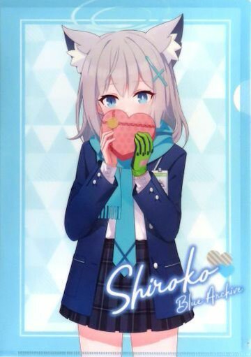 沙狼白子A4原創透明文件夾藍色存檔×LAWSON藍色存檔活動對象商品購入特典