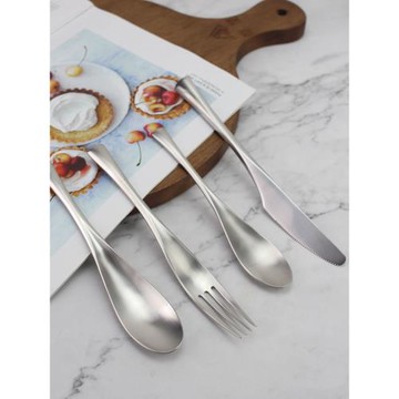 出德高定高奢西餐刀叉勺套裝 超厚重質感18/10不銹鋼實心主餐勺