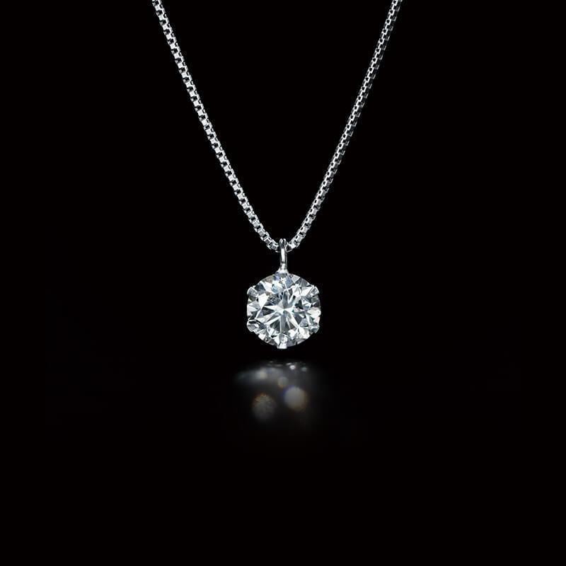 松屋銀座特選 DカラーSIクラス 天然ダイヤモンドペンダントネックレス0.5ct ※5〜7営業日で発送いたします | LINEショッピング