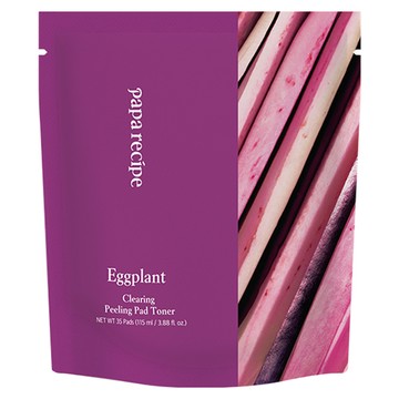 papa recipe 茄子保濕去角質棉片補充包 115ml 35片  1包