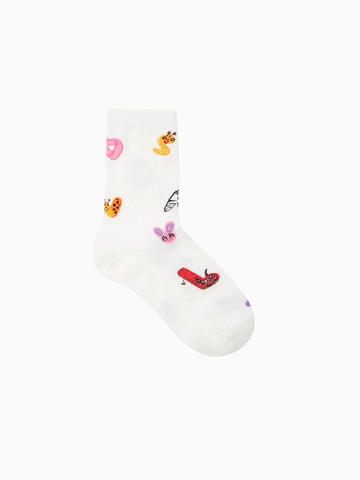 Print Pattern Socks (PW2F3ACKC04WWT)