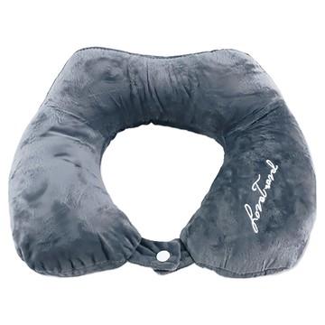 珠友文化 駝峰頸枕  31.5 x 25 x 8cm  深灰色