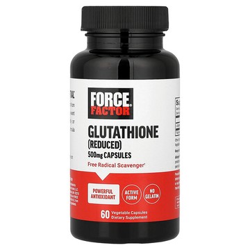 Force Factor, 谷胱甘肽（還原型），500 毫克，60 粒素食膠囊