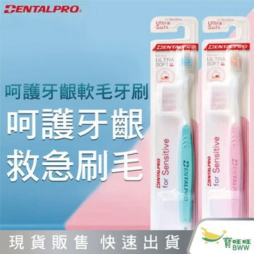 BWW｜日本 DENTALPRO 超激軟毛敏感齒牙刷(1支入) 顏色隨機出貨