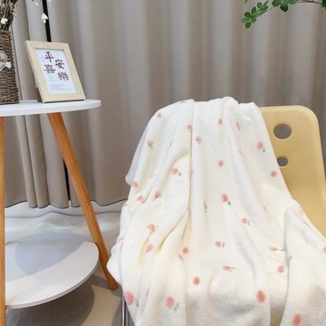 ins風卡通小清新毛毯法蘭絨蓋毯學生宿舍空調居家沙發保暖薄毯子