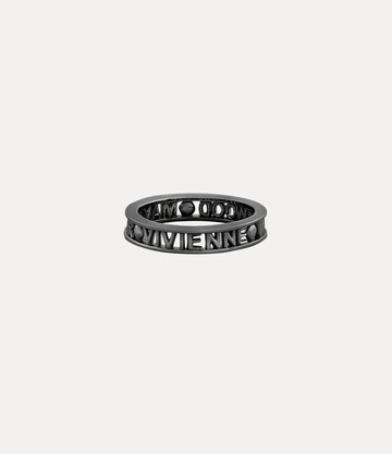Vivienne Westwood Westminster Ring Gunmetal Silver Unisex