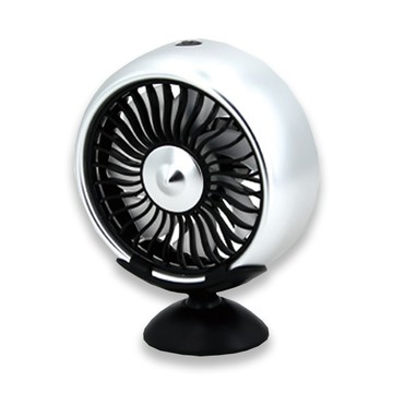 Reddot 紅點生活 USB七彩二用強力風扇  單一商品  電鍍銀