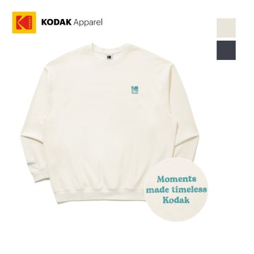 【KODAK Apparel】柯達 休閒輕盈長袖上衣 2色(米色 灰黑) KB609002