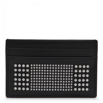 Alexander Mcqueen - Black Leather Cardholder Uni