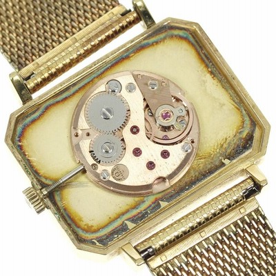 本物 オメガ デビル ケースのみ 手巻き 2針 ブロックスクエア 8423 Cal