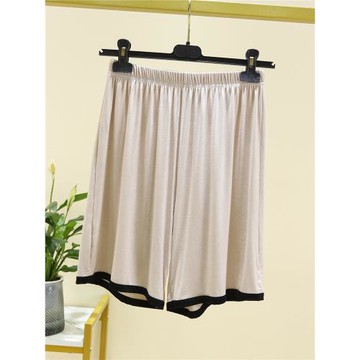 夏季睡褲女士五分短褲莫代爾薄款大碼棉綢居家褲大褲衩冰絲家居褲