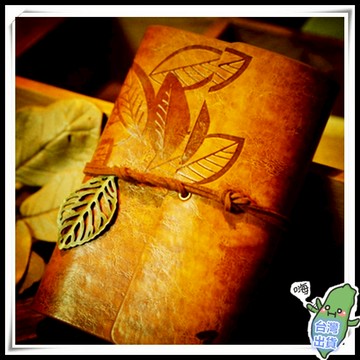 有間小鋪:楓葉筆記本/創意樹葉本小號記事本/活頁日記本/金屬吊近墜 小筆記本 隨身記事本 口袋筆記本 畢業/商務禮物