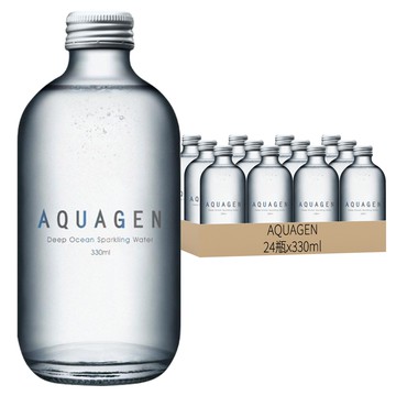 AQUAGEN 海洋深層氣泡水  330ml  24瓶