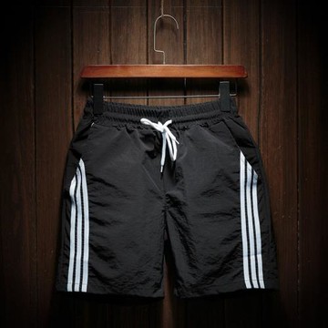 快手紅人同款三分褲短褲男夏季沙灘褲潮精神社會小伙修身情侶短褲