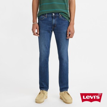 Levis 男款 511低腰修身窄管牛仔褲 / 天絲棉 / 中藍基本款 / 彈性布料
