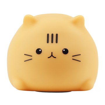 RONEVER 矽膠拍拍燈 PC397  慵懶喵 黃色