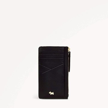 Radley London Womens Leather Drapers Road Medium Ziptop Coin Purse - Black Medium