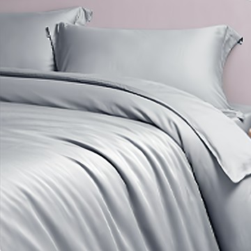 A-nice 雅妮詩 60支天絲加大鋪棉兩用被床包4件組 吸濕排汗 透氣加強  床包 + 被套 +枕套組  床包(188 x 182 x 36cm) + 被套(212 x 182cm) + 枕頭套(75 x 48cm)2個  淺灰色