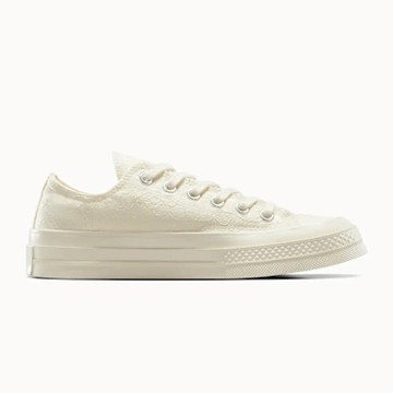 CONVERSE CHUCK 70 1970 OX 低筒 休閒鞋 女 蕾絲 米白色-A13666C
