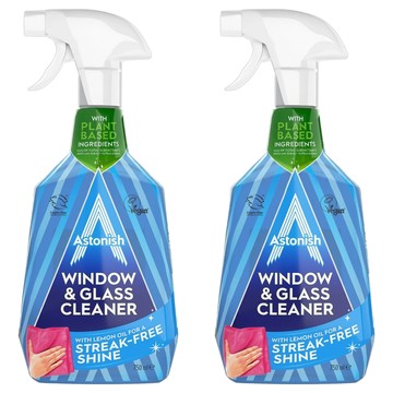 Astonish 窗戶玻璃清潔劑 尤加利 + 檸檬香  2個  750ml