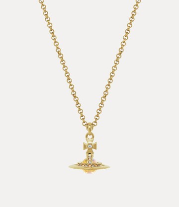 Vivienne Westwood New Petite Orb Pendant Necklace Gold-crystal-ab-white-crystal-clear-ab-cz Gold-crystal-ab-white-crystal-clear-ab-cz Women