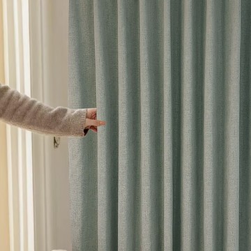 特力屋 日式打摺遮光 單開窗簾 145X240cm 小香風粉綠